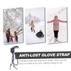 Gatuida Lost Gloves Holder for Reusable Mitten Clips with Rope