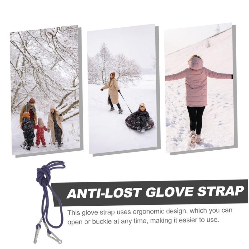 Gatuida Lost Gloves Holder for Reusable Mitten Clips with Rope