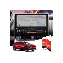 ASZSK For 2023~2025 Toyota bZ4X& Subaru Solterra 12.3 Inch Glossy Screen Protector - [More Clear& Smooth] - Mil-Grade 9H+ Tempered Glass - Touchscreen *1