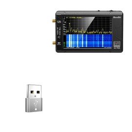BoxWave Adapter Compatible with Seesii Portable TinySA Spectrum Analyzer - USB-A to C PortChanger (5-Pack), Type-C OTG Convert Charging Data Adapter - Metallic Silver