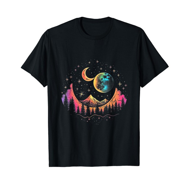Cosmic Luminary Canvas T-Shirt