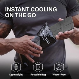 COLD FACTOR - Mini toalla refrescante para el cuello, toalla refrescante para correr, toallas frías para deportes, golf, construcción y clima cálido, toalla fresca, toallas deportivas para cuello con