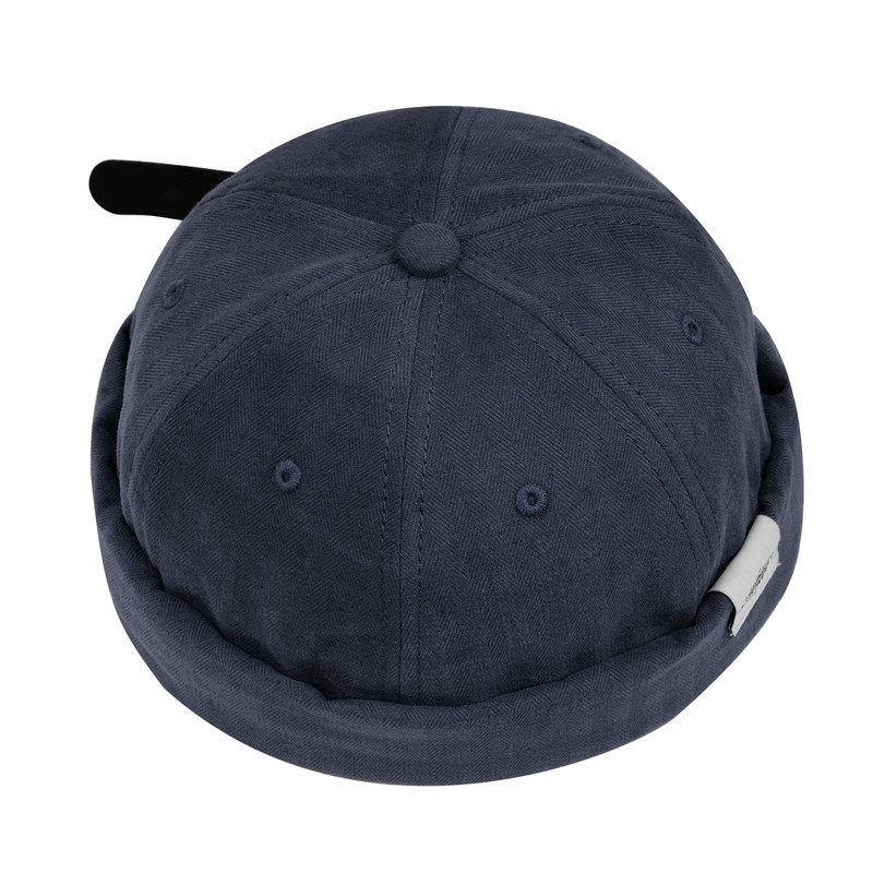 Clape Leon Cap Brimless Harbour Hat Rolled Cuff Cap Cotton