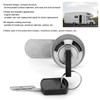4Pcs Cam Lock, Cabinet Lock with Key Keyed Alike Tubular