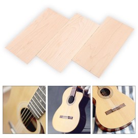 3pcs Guitar Veneer Sheet Maple Wood Guitar Head Plate Luthiers DIY Repair Replacement