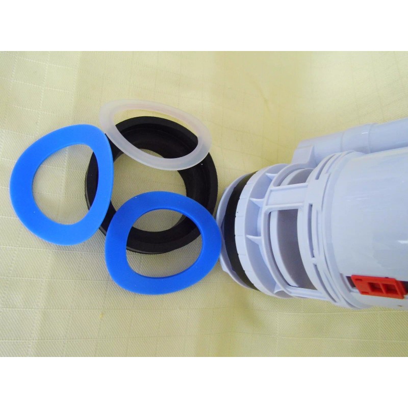 NUFLUSH 9 inch Tall Dual Button Flush Valve With 3