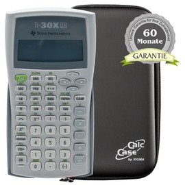 TI-30 X II B + CalcCase Tiny Protective Case + Warranty Extension to 60 Months