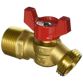 Mueller Industries 102-354HN No Kink Hose Bibb, 3/4-Inch