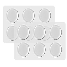 Silicone Drum Dampening Gel Pads - Soft Muting Pads for Cymbal and Drum Tone Control (30 pieces of white)