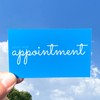 RXBC2011 Appointment Reminder Cards Pack of 100 Sky Blue