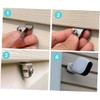 TEHAUX 40pcs Vinyl Siding Clips Punch Outdoor Wall Hooks for