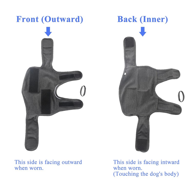 Dog Anxiety Shirt, Jacket Stress Relief Coat, Adjustable Vest for