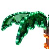 Deluxe Tropical LED Rope Light Palm Tree with Lighted Holographic