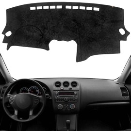 KEYOOG Dashboard Cover Dash Mat Fit for Ni-ssan Altima 2012-2007 (L32 Body Code,Without HUD Models),Car Dash Board Mat Anti-Glare Carpet,Non-Slip Pad Sunshield Protector (Flannel)