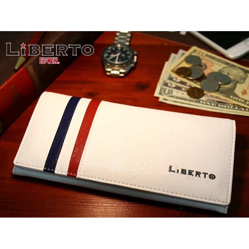LIBERTO EDWIN, Wallet, Long Wallet, PU Leather, Tricolor, Men's -
