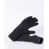 RIP CURL Flashbomb 3/2mm 5 Finger Glove -Black - Flash