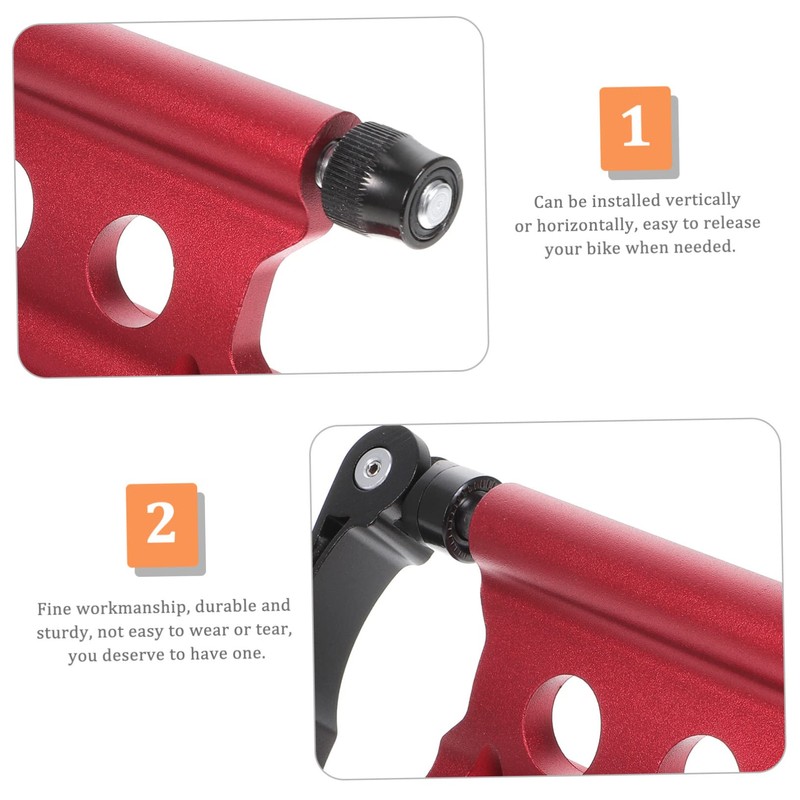 Totority Fork Mount Quick Release Fork Clip for Bicycles Durable