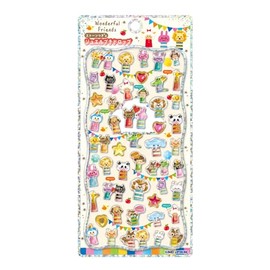 Kamio Japan Sticker Jewel Petite Drop Sticker Wonderful Friends 227691