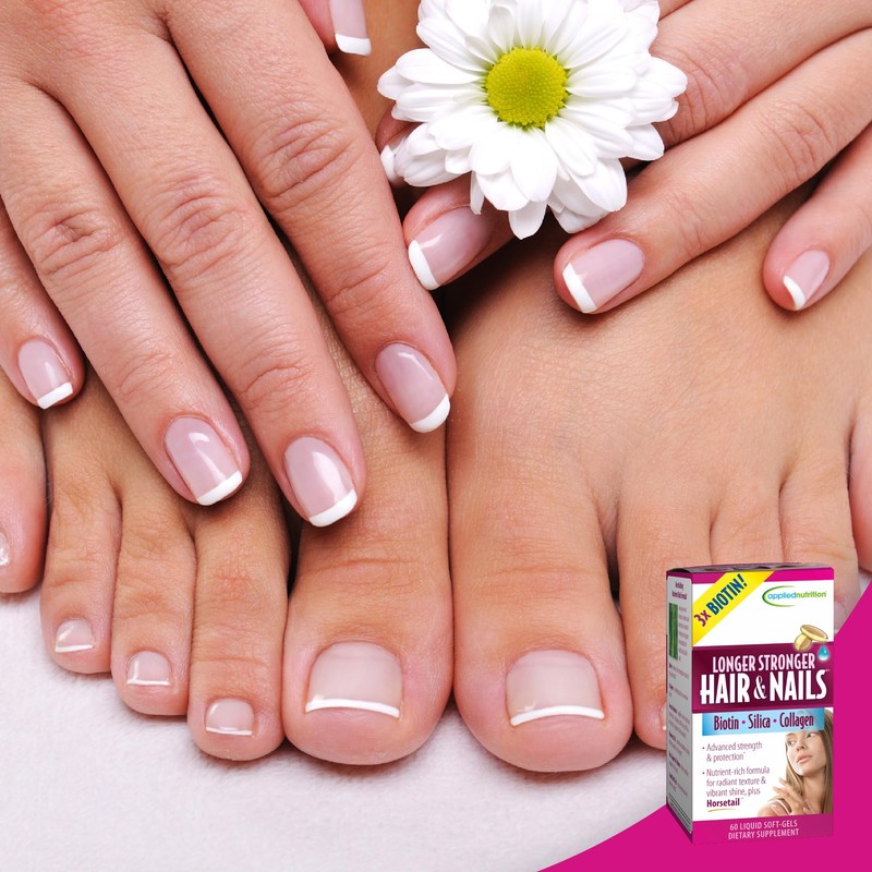 Applied Nutrition Longer Stronger Hair & Nails - 60 Liquid