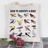 PLITI Bird Tote Bag Bird Lover Gift How To Identify