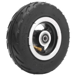 Vbestlife 6 inch pneumatic wheel with hose, inflatable 6 x 2 pneumatic tyre with aluminium alloy hub for electric scooters