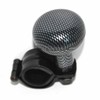 XtremeAuto® Carbon Fibre Effect, Universal Steering Wheel/Brodie Knob for Car,