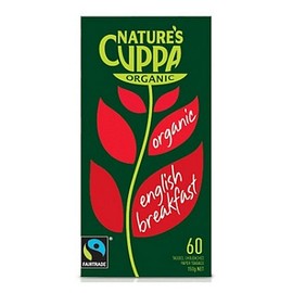 Natures Cuppa Organic English Breakfast Tea 60 Bags