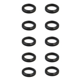 EQUIPTAC Crush Washer 1/2x28 Crush Washer Steel (Black Pack of 10)