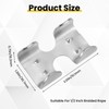 SATUY 1/2 Inch Double Rope Clips, Heavy Duty Zinc Plated