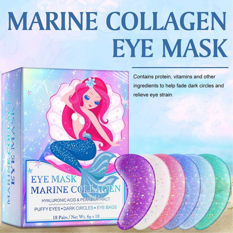 18 Pairs Collagen Under Eye Mask Moisturizing Dark Circles Removal