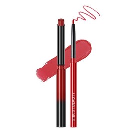 Matte Lipstick & Lip Liner Makeup Set for Music Festival Makeup, 2 Counts/set Long Lasting Natural Color Flawless Tinted Lip Balm, Lip Crayon, Lightweight Moisturizing Lip Care Lipgloss Cosmetic Kit, Makeup, Lip Stain, Lipliner, Deep Pink:_Red_2 counts