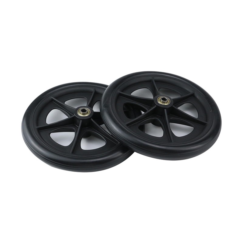 Crapyt 2 PCS Walker Wheels Replacement Drive Walker Replacement Parts