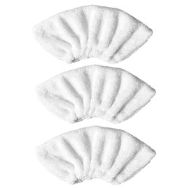 Phueut Thick Absorbent Steam Mop Towel Sleeves(3-Pack), Reusable Wet & Dry Mopping Cloths for Bathroom, Kitchen, Tile Surface and Most Flat Mops
