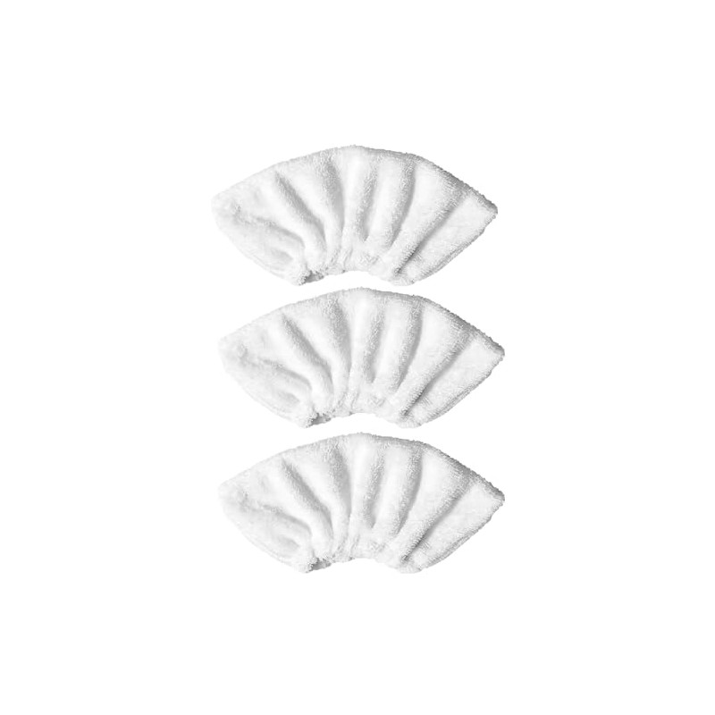 Phueut Thick Absorbent Steam Mop Towel Sleeves(3-Pack), Reusable Wet &