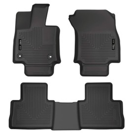 Husky Liners Fits 2019-20 Toyota RAV4 Weatherbeater Front & 2nd Seat Floor Mats, Black (95501)