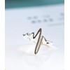 Helen de Lete Innovative Heart Beat Sterling Silver Open Ring
