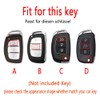 HIBEYO Folding Car Key Case Fits Hyundai Protective Key Case