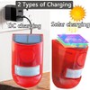 LEDHOLYT 2 Solar with Sound Strobe Light, Wall Mounted Outdoor