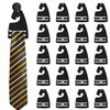 20Pcs Tie Holder Hangers Plastic Necktie Holders for Men Closet
