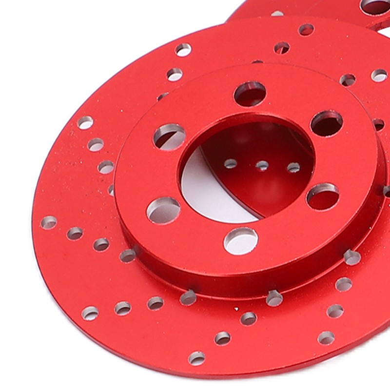 4pcs RC Brake Disc Aluminum Alloy Brake Caliper for 2.2