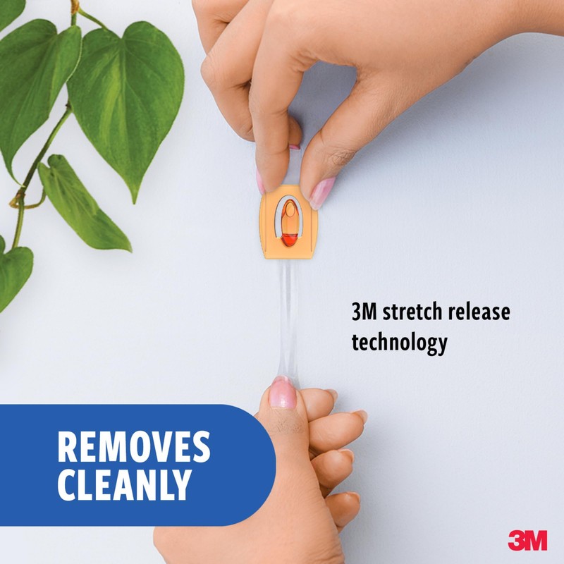 Command Limited Edition Mini Hooks [Removable] 6 Pack (Clementine) /