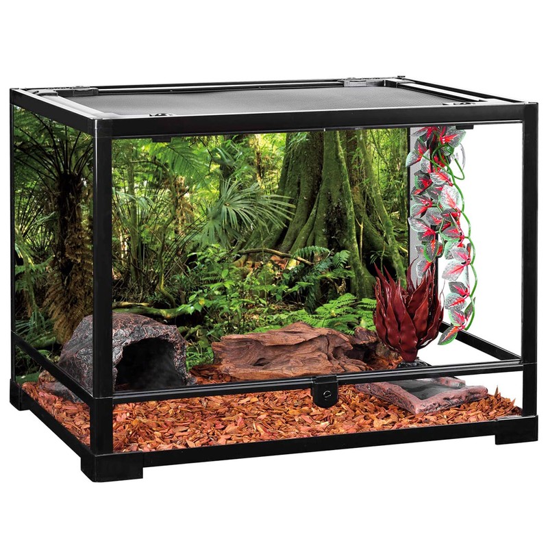 AWERT 72x16 inches Forest Terrarium Background Stone Green Huge Tree