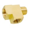 KOOTANS 4-Pack Brass Pipe Fitting, 1/4" NPT Female to 1/4"