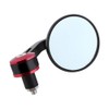 Motorcycle Rear view Mirrors,1 Pair Universal 7/8" Round Handlebar Bar