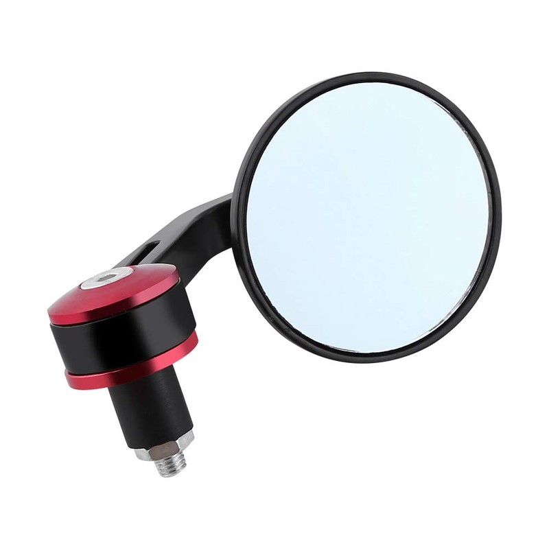 Motorcycle Rear view Mirrors,1 Pair Universal 7/8" Round Handlebar Bar