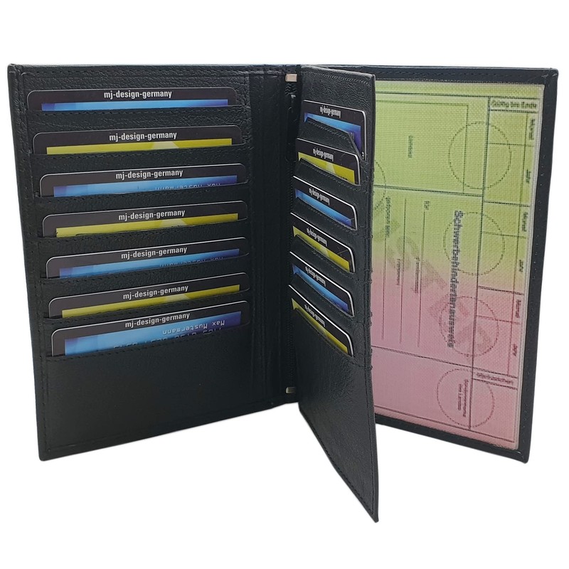 Mj-Germany Design Buffalo Leather Men's wallet in 3 Colours