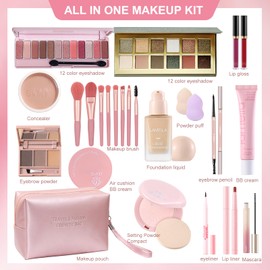 Fynqwor Makeup Kit,Makeup Set,25Pieces All in One Makeup Kit for Women and Teens,Makeup sets for Women Full Kit,make up kits for teens,Travel Friendly Makeup Gift Set