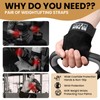 Weight Lifting Wrist Wraps Grip, Double Leather Weight Lifting Straps,
