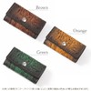 GROOVE GEAR ggs-2020 Key Case, Leather, Genuine Leather, Wood Grain