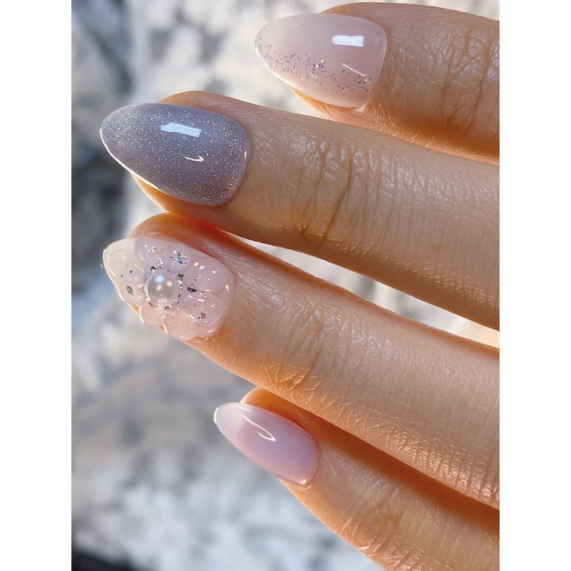 [Janef] What, give me back winter❄️Nail tips with a winter